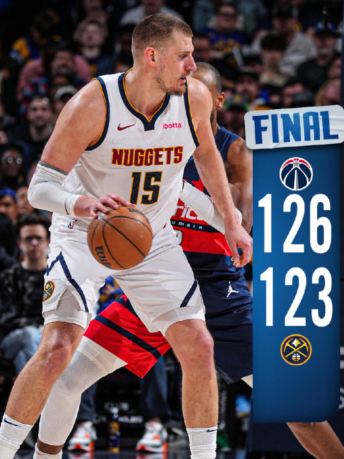 掘金队稳定发挥，奇才队逆转战局